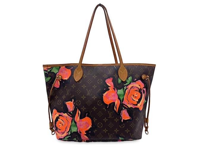 Louis Vuitton Tote Bag Neverfull Brown Cloth  ref.1329397