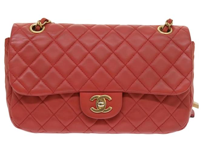 Classique Chanel Timeless Cuir Rose  ref.1329428