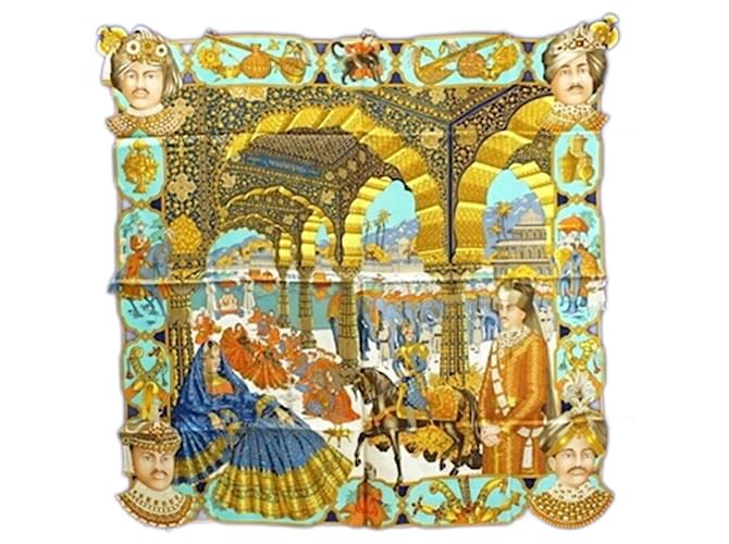 Hermès Carré 90 Multiple colors Silk  ref.1329450