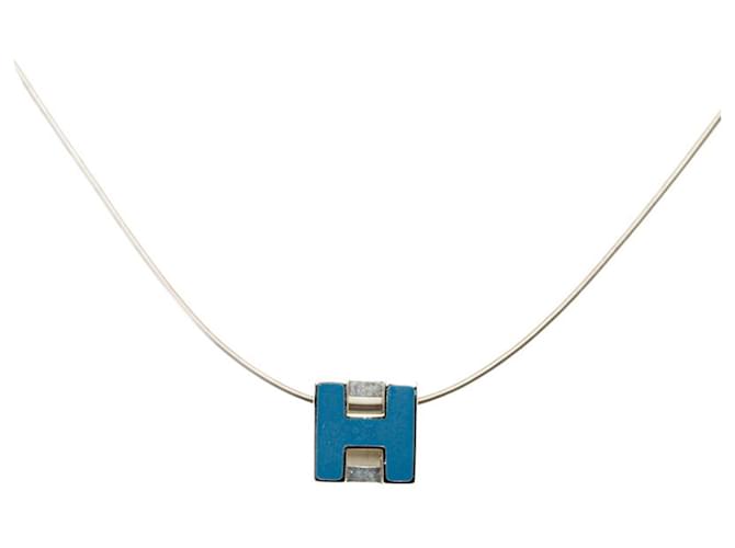 Hermès Cage d'H Blau Metall  ref.1329481