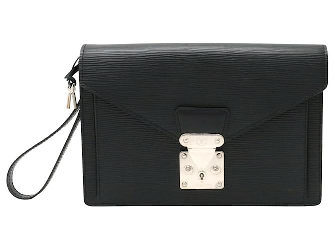 Louis Vuitton Sellier Drangonne Black Leather  ref.1329496