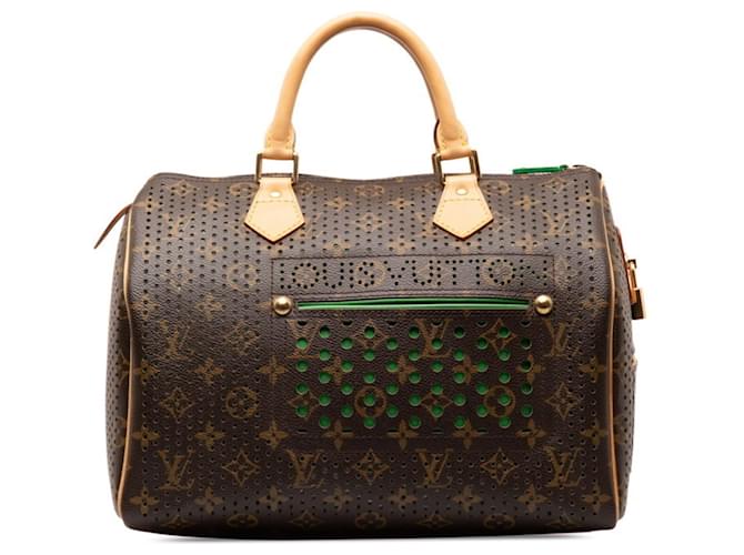 Louis Vuitton Speedy 30 Brown Leather  ref.1329502