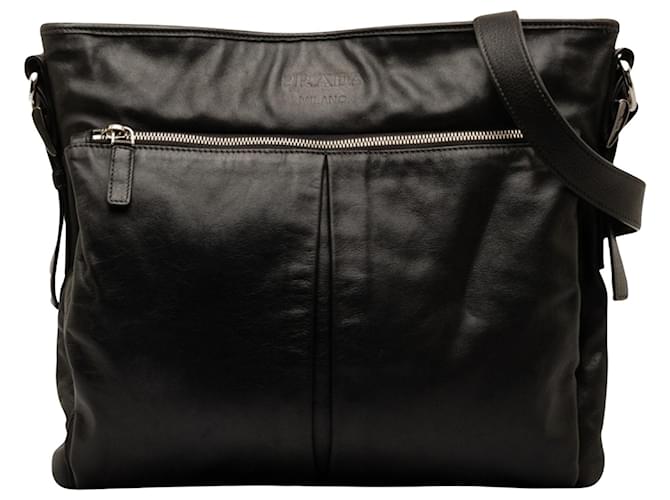 Prada Saffiano Black Leather  ref.1329506