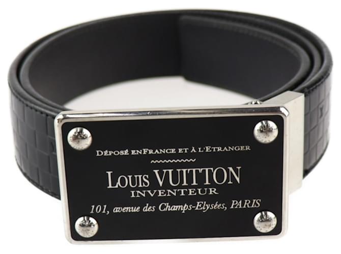Louis Vuitton Preto Couro  ref.1329561