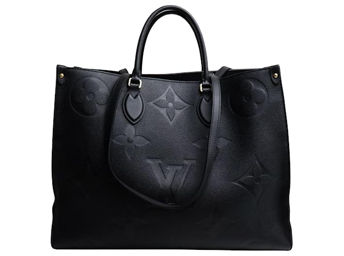 Louis Vuitton Onthego GM Cuir Noir  ref.1329567