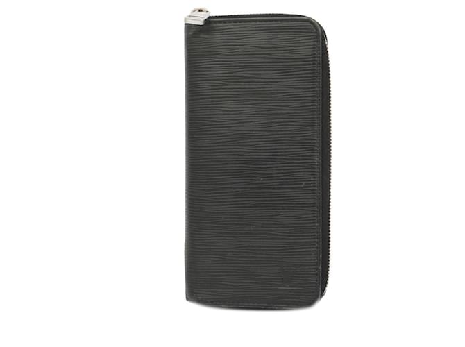 Louis Vuitton Zippy Wallet Vertical Black Leather  ref.1329578