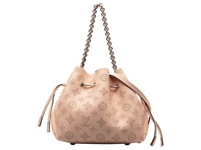Bucket Louis Vuitton-Bella Pink Leder  ref.1329587