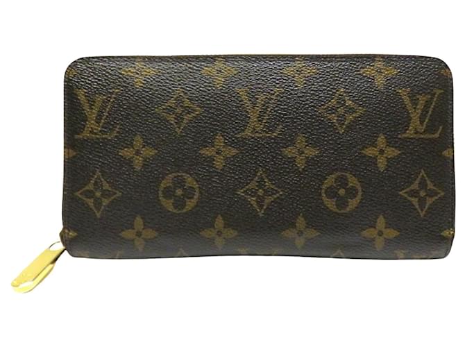 Louis Vuitton Portefeuille zippy Brown Cloth  ref.1329610