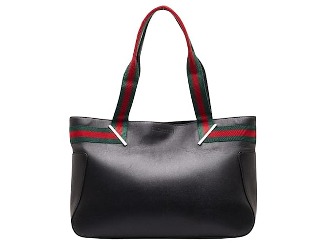 Gucci Sherry Black Leather  ref.1329620