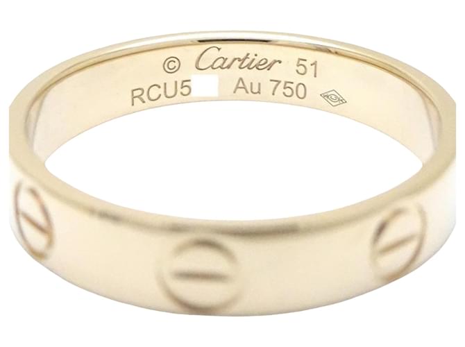 Cartier Love Dourado Ouro amarelo  ref.1329650
