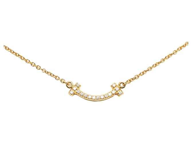 Tiffany & Co T Smile Golden Gelbes Gold  ref.1329699