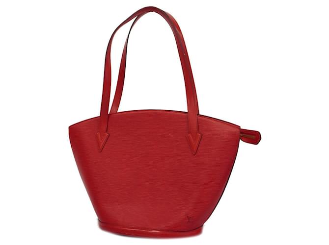 Louis Vuitton Saint Jacques Red Leather  ref.1329701