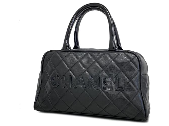 Classique Chanel Matelassé Cuir Noir  ref.1329713