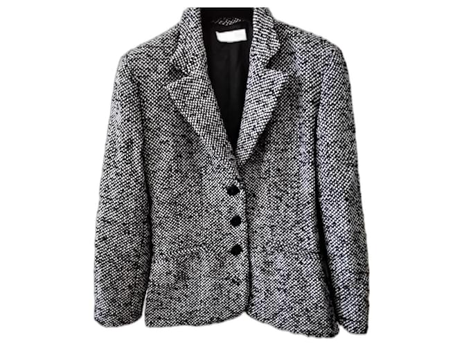 Christian Dior Jacket Black Wool  ref.1329732