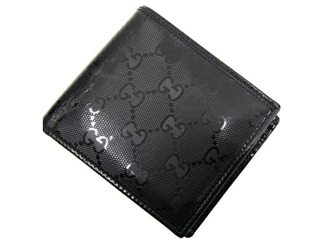 Gucci GG Imprimé Black Leather  ref.1329736