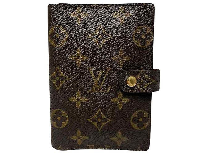 Funda de agenda Louis Vuitton Castaño