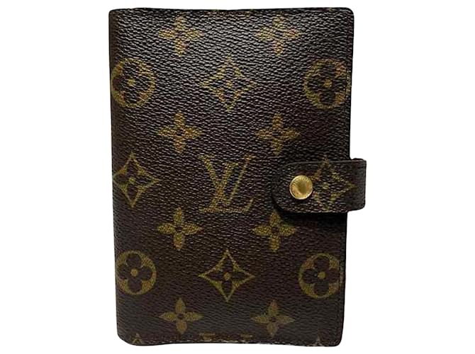Louis Vuitton Agenda Cover Brown Cloth  ref.1329846