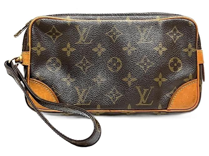 Louis Vuitton Marly Dragonne Brown Cloth  ref.1329859