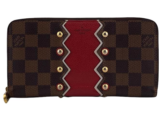 Louis Vuitton Zippy Wallet Brown Cloth  ref.1329862