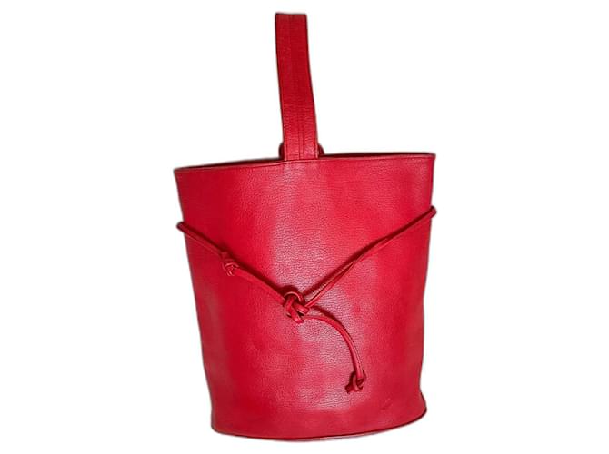 Kenzo Handbags Red Leather  ref.1329864