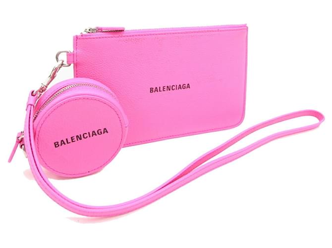 Balenciaga Cash Pink Leather  ref.1329872