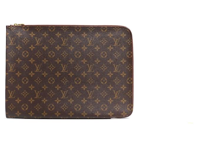 LOUIS VUITTON  Small bags, wallets & cases T.  cloth Brown  ref.1329939