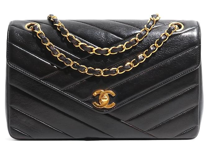CHANEL  Handbags T.  leather Black  ref.1329941