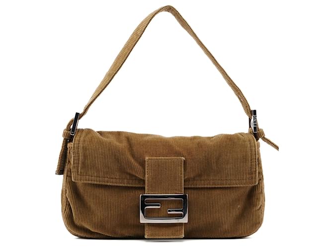 FENDI Bags Leather Brown Baguette  ref.1329975