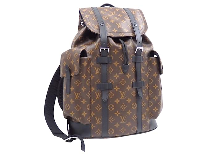 Louis Vuitton Christopher backpack Brown Cloth  ref.1330002