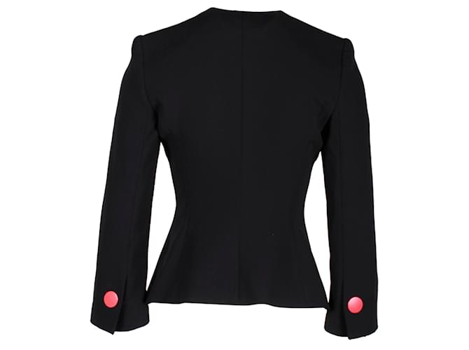 Giorgio Armani Single-Breasted Jacket in Black Wool  ref.1330163