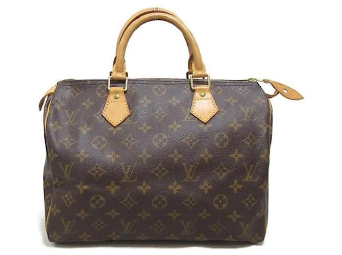 Louis Vuitton Speedy 30 Canvas Handbag M41526 in good condition Cloth  ref.1330294