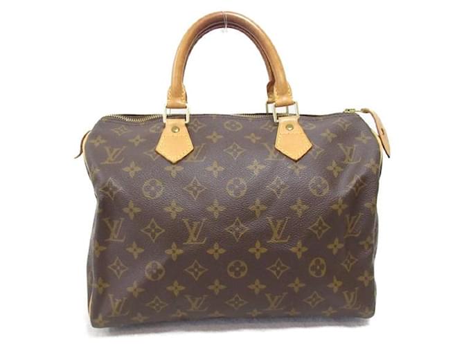 Louis Vuitton Speedy 30 Canvas Handbag M41526 in fair condition Cloth  ref.1330300