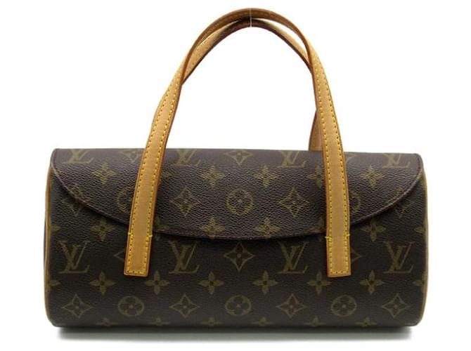 Louis Vuitton Sonatine Monogram Handbag Canvas Handbag M51902 in good condition Cloth  ref.1330302