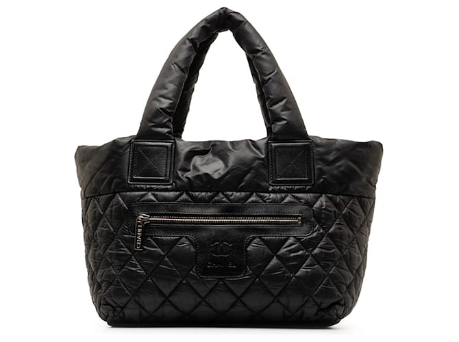 Chanel Black Coco Cocoon Handbag Nylon Cloth  ref.1330425