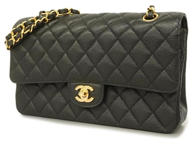Chanel Black Leather  ref.1330526