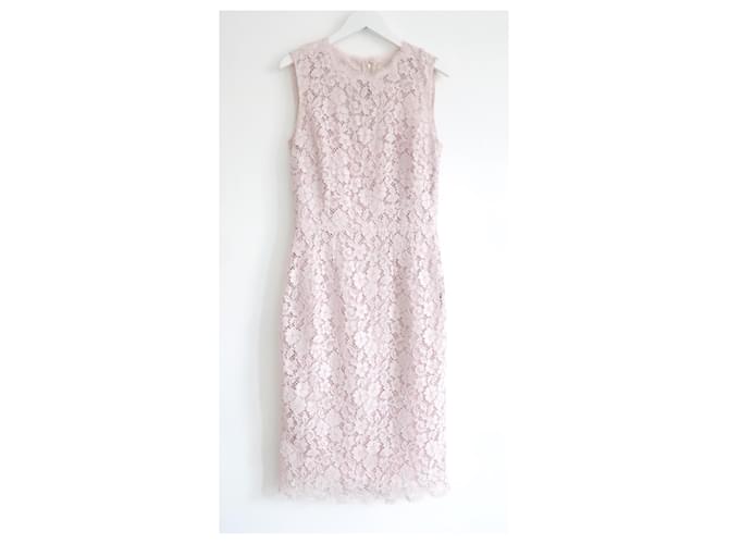 Dolce & Gabbana Pink Lace Dress  ref.1330594