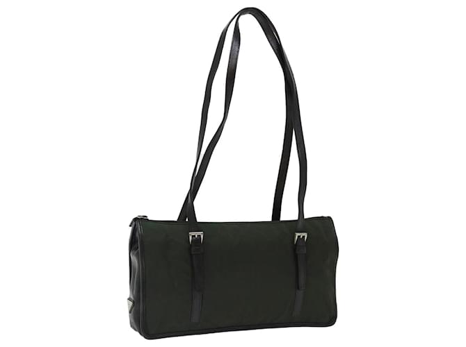 PRADA Shoulder Bag Nylon Khaki Auth 70585  ref.1330596