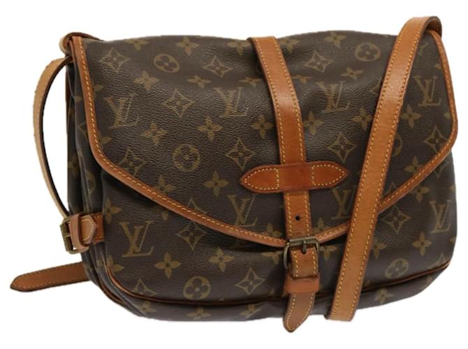 Louis Vuitton Monogram Saumur 30 Shoulder Bag M42256 LV Auth 67640 Cloth  ref.1330613