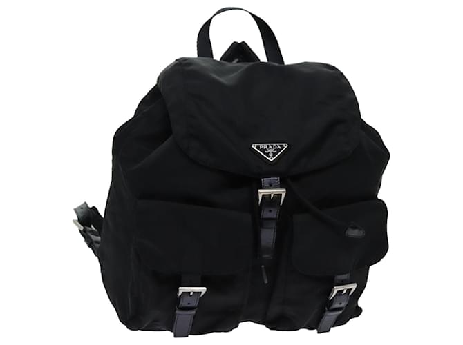 PRADA Backpack Nylon Black Auth bs13417  ref.1330614