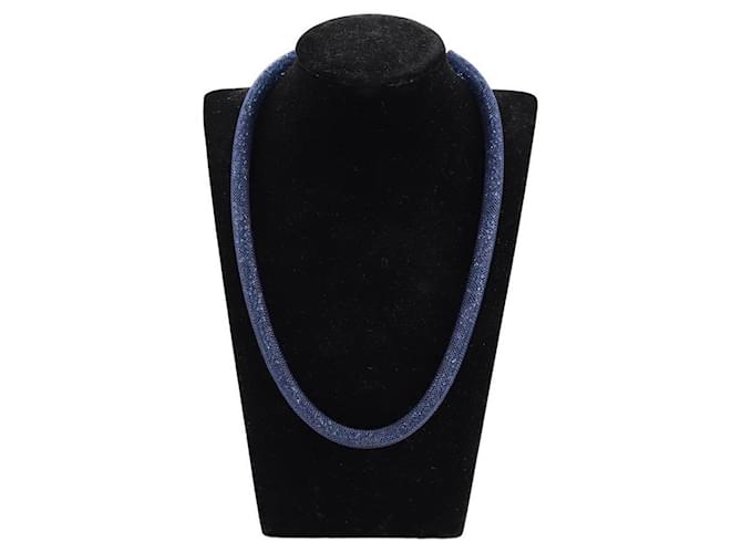 Swarovski Crystal Necklace Blue  ref.1330703