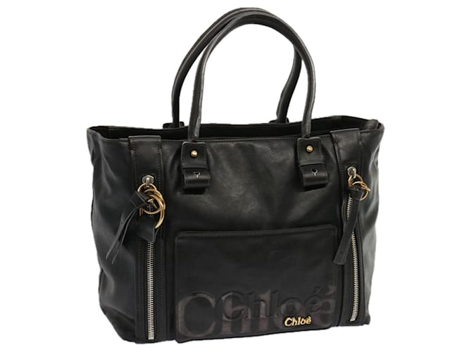 Chloé Chloe Hand Bag Leather Black Auth yk11424  ref.1330738