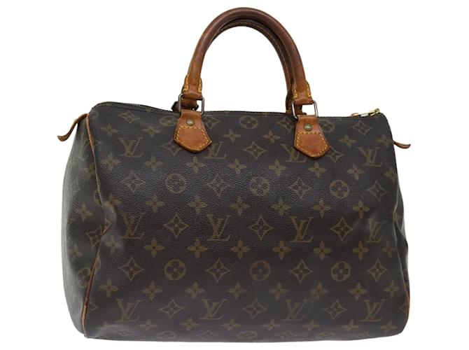 Louis Vuitton Monogram Speedy 30 Hand Bag M41526 LV Auth yk11569 Cloth  ref.1330759