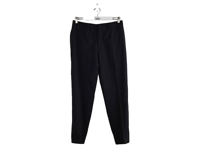 Gucci Straight pants in cotton Black  ref.1330771