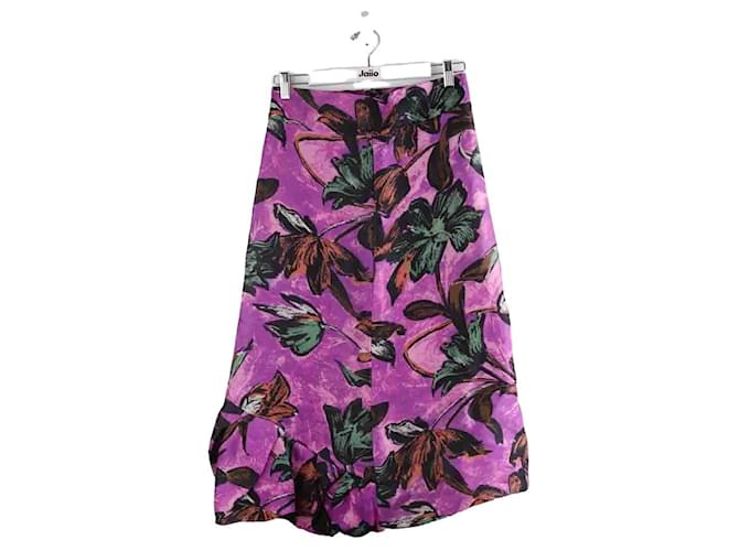 Marni silk skirt Purple  ref.1330782
