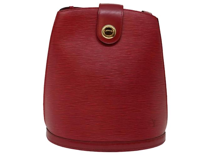 Louis Vuitton Cluny Rot Leder  ref.1330836