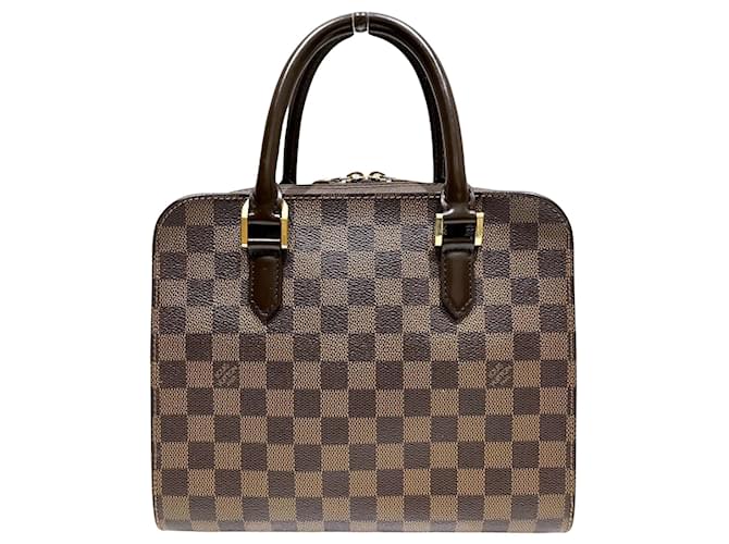 Louis Vuitton Triana Brown Cloth  ref.1330895