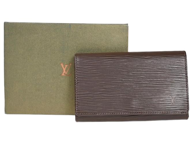 Louis Vuitton Trésor Brown Leather  ref.1330899