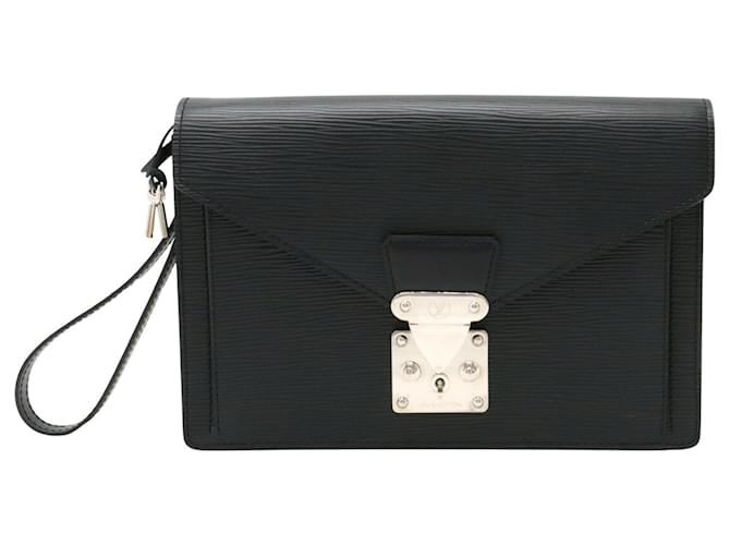 Louis Vuitton Sellier Drangonne Black Leather  ref.1330900