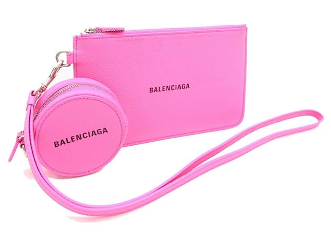 Balenciaga Cash Pink Leather  ref.1330984