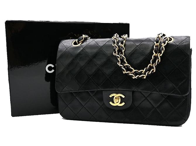 Classique Chanel Timeless Cuir Noir  ref.1331028